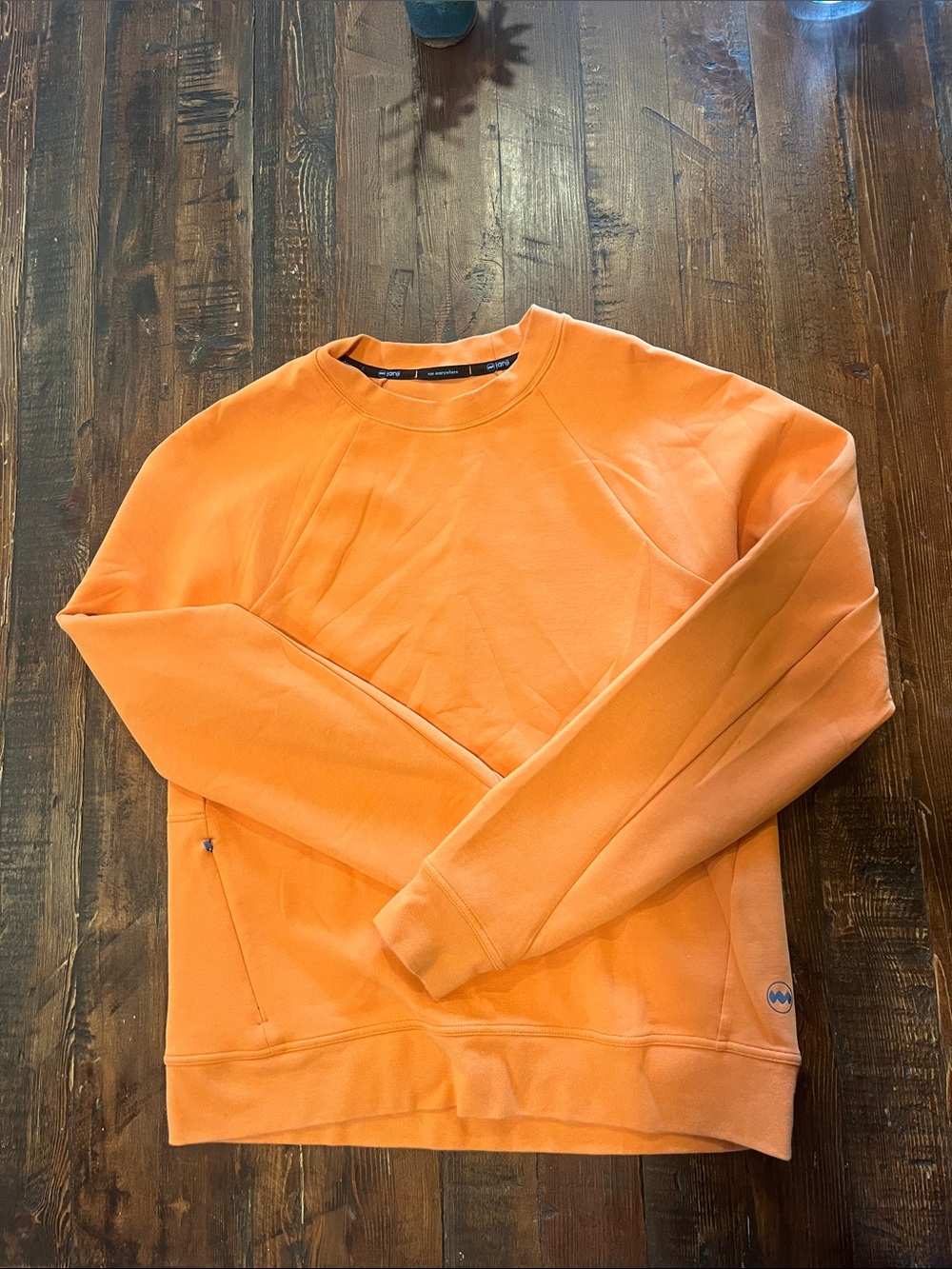 Janji Orange Crewneck Sweatshirt